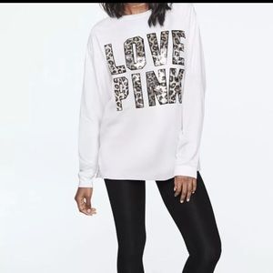 Victoria secret pink bling tee